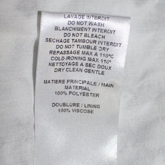 See by Chloe ruffled floral print blouse long sleeve preppy designer size 38/M/6 - Picture 7 of 9